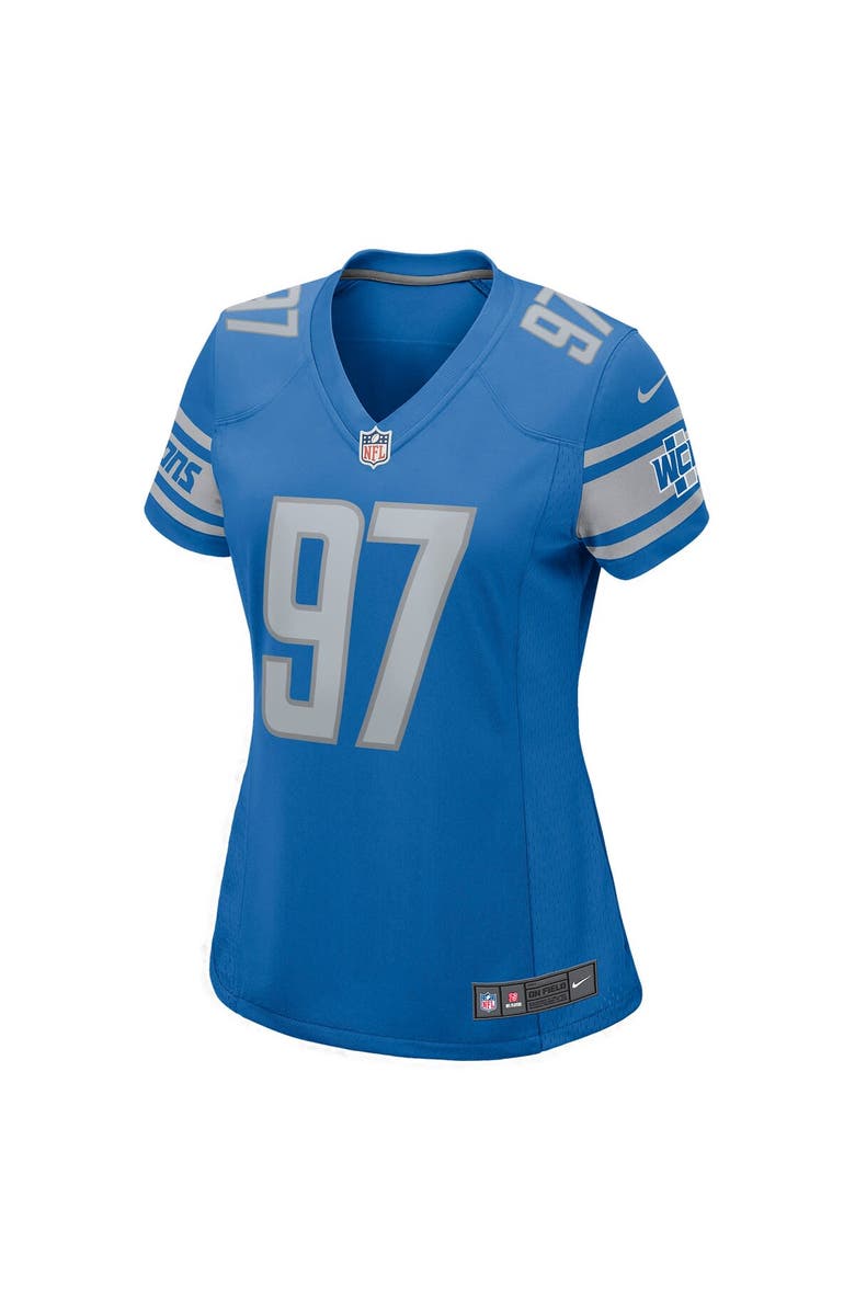 Nike Women's Nike Aidan Hutchinson Blue Detroit Lions Game Jersey, Alternate, color, 