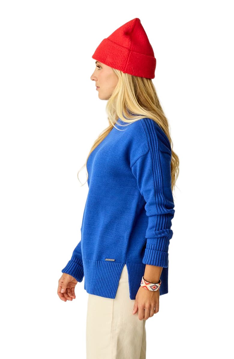 Carve Designs Woodward Sweater, Alternate, color, Capri Heather