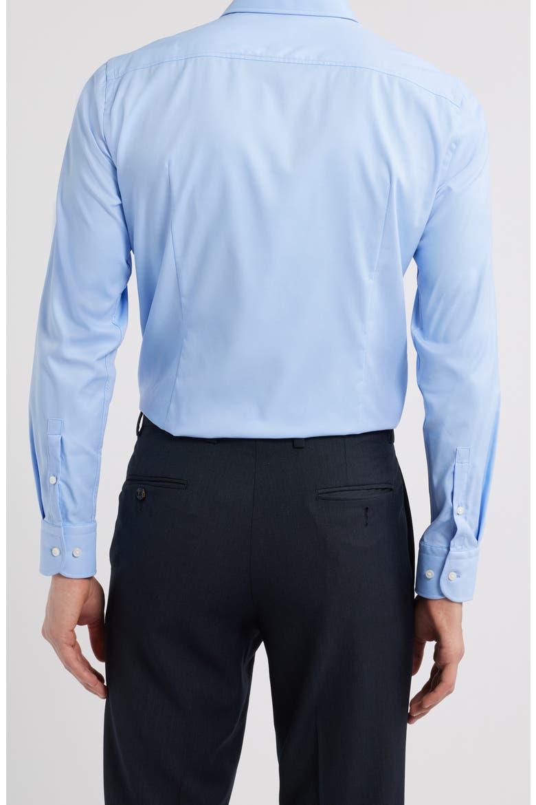 Hank Kent Performance Twill Dress Shirt, Alternate, color, LIGHT BLUE