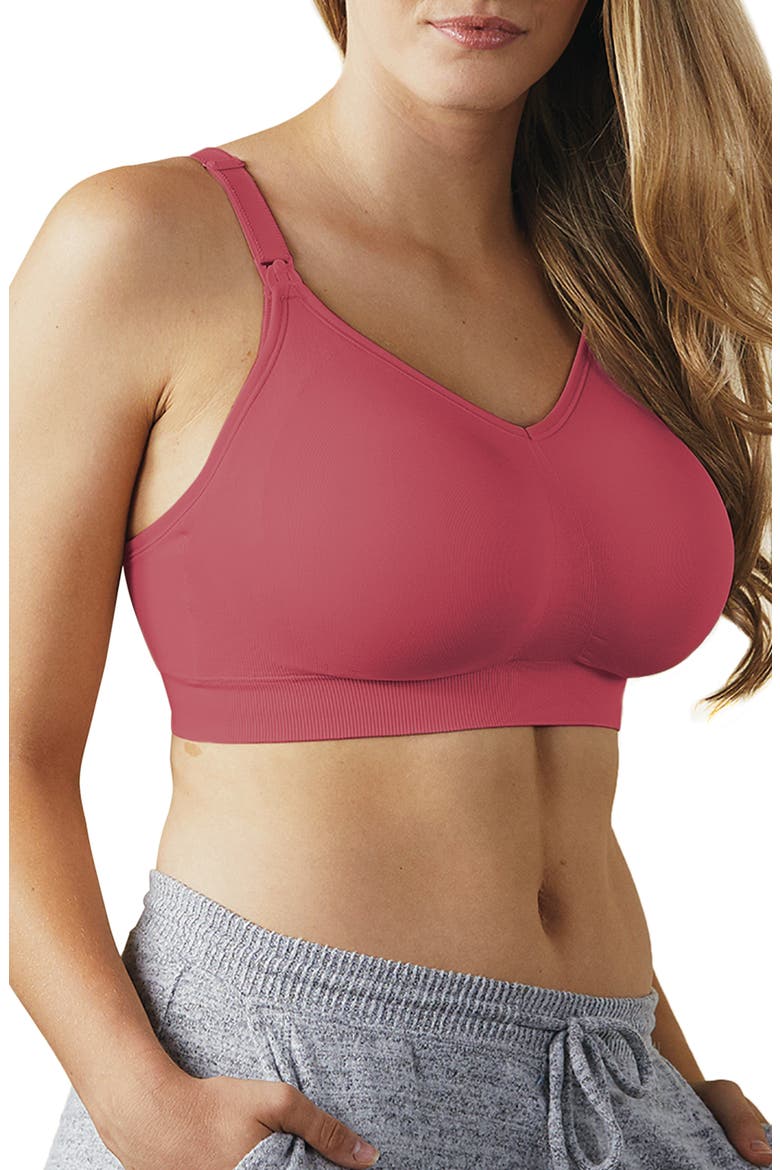 Body Silk Seamless Nursing Bra, Alternate, color, LIPSTICK