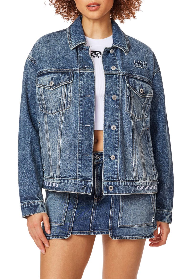 Relaxed Denim Jacket, Main, color, NOLITA