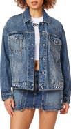 L/AB OFF-WHITE Relaxed Denim Jacket