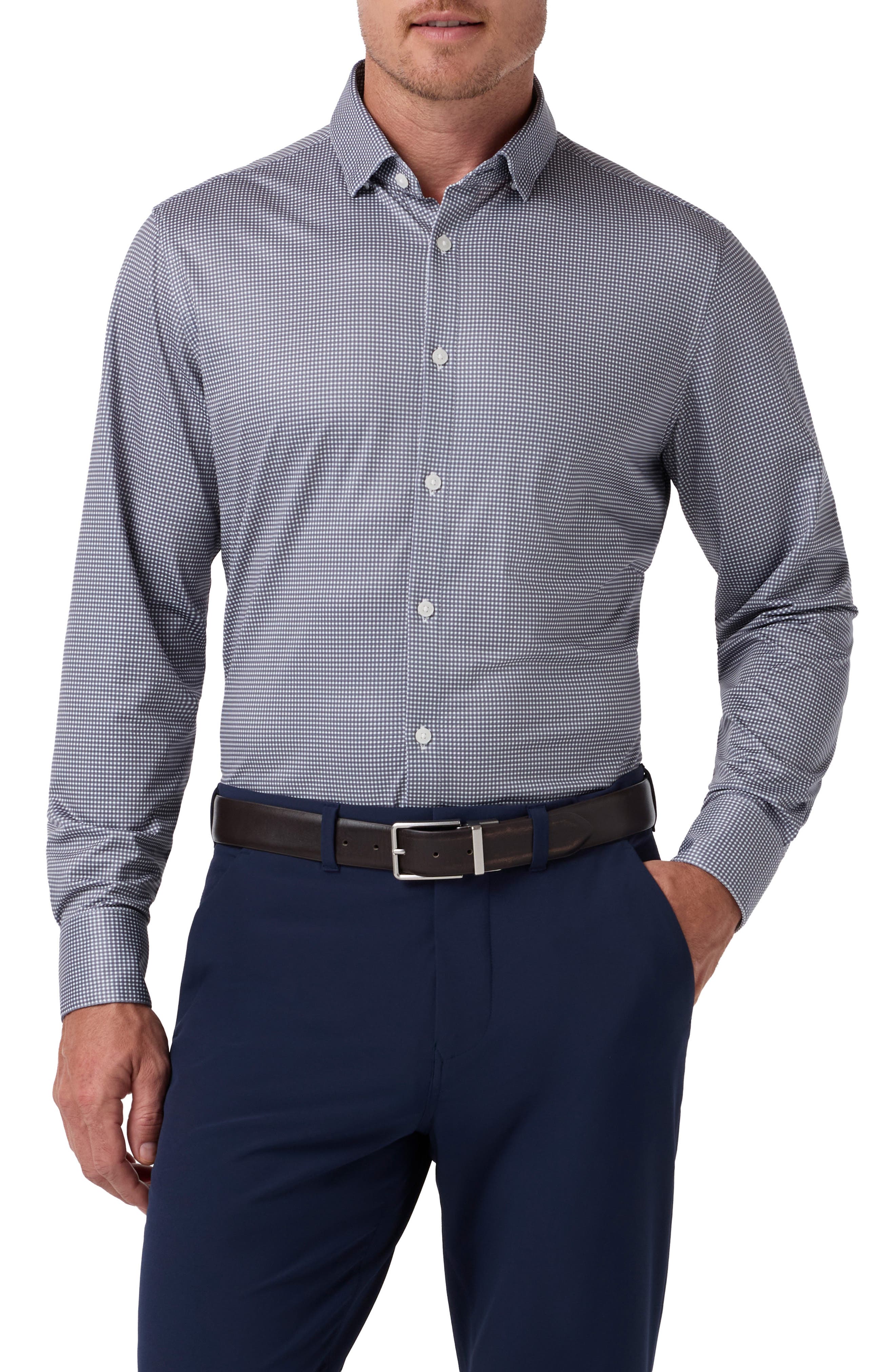 Mizzen+Main Halyard Classic Fit Performance Button-Up Shirt (Men ...