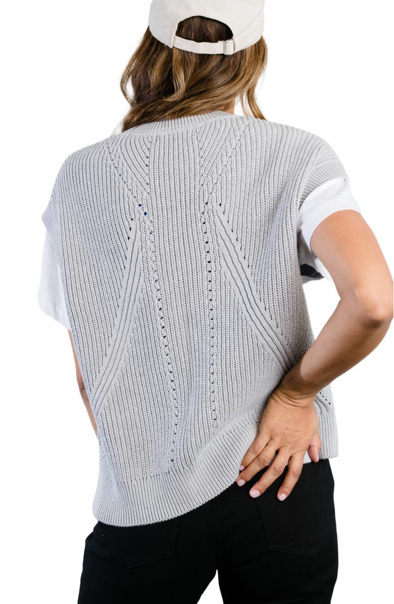 ABLE Jess Sweater Vest, Alternate, color, Heather Grey