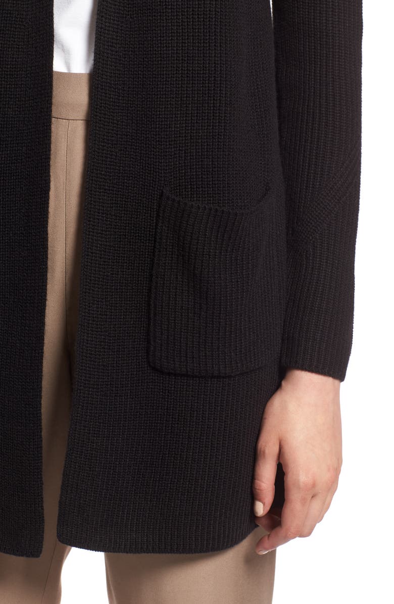 Halogen<sup>®</sup> Long Ribbed Cardigan, Alternate, color, 