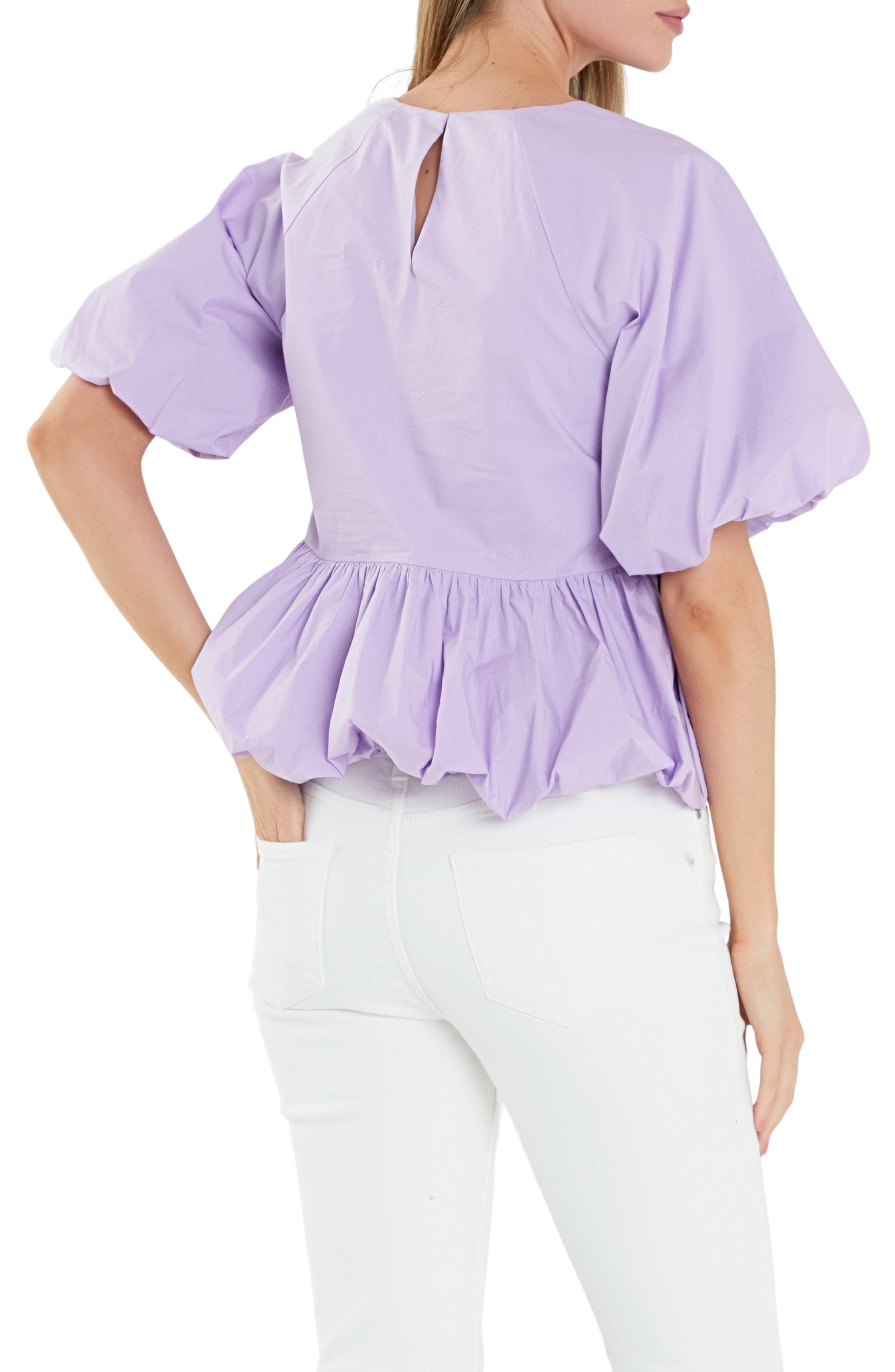 Balloon Poplin Top - image 2