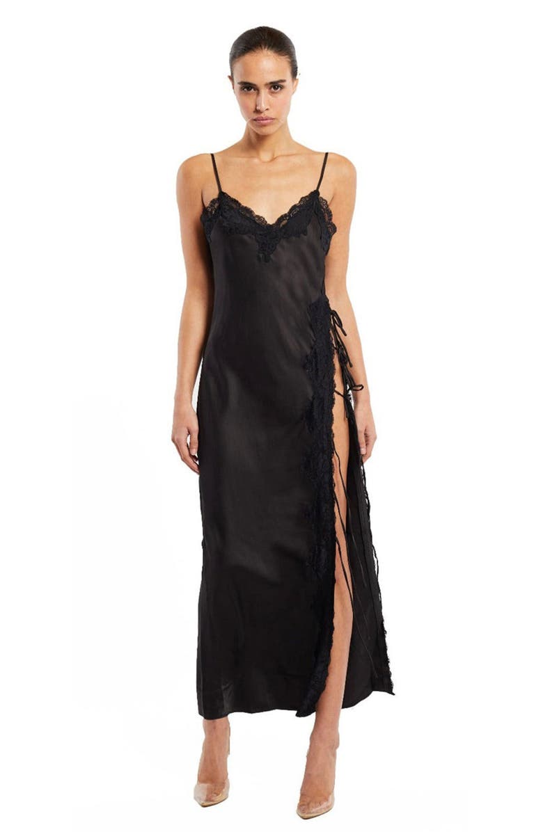 Mother of All Mabel Dress, Main, color, Black