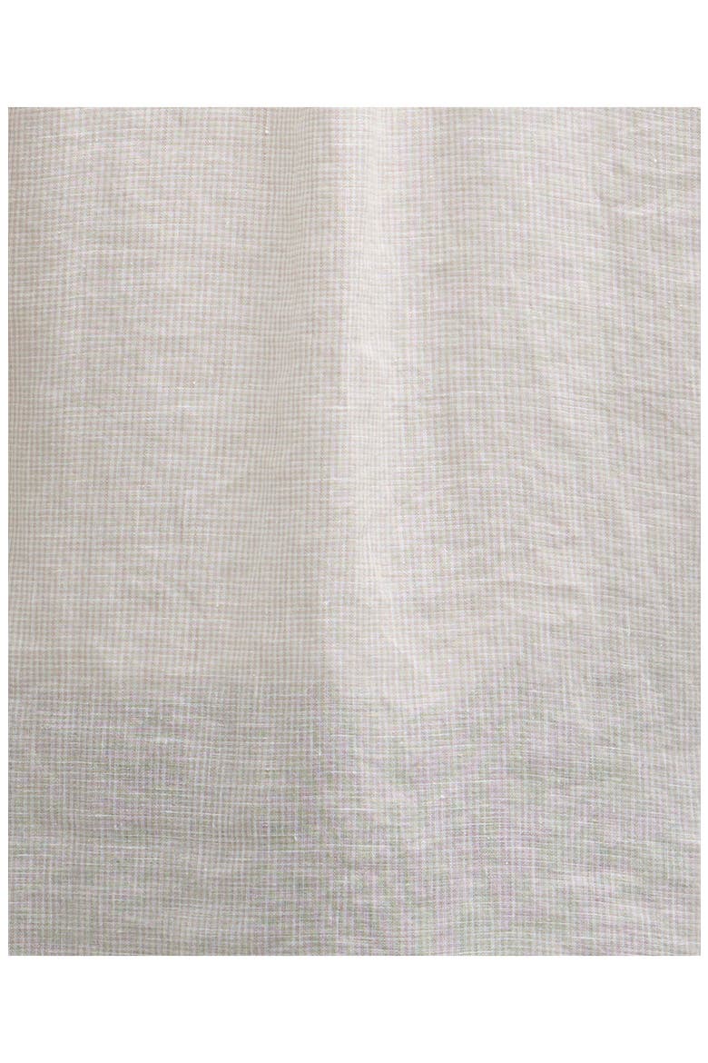 Linton Tailored Fit Check Linen Button-Down Shirt, Alternate, color, MIST