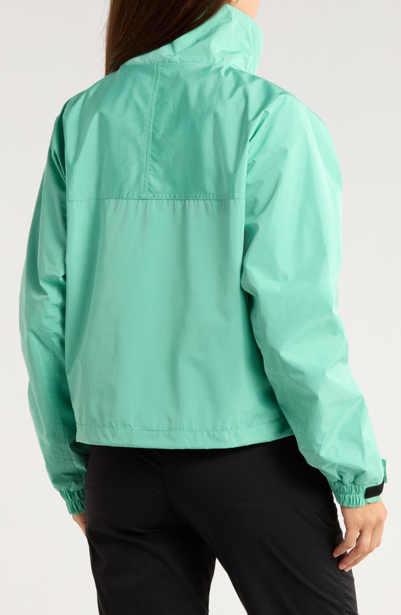 Noize Skye Stand Collar Drawcord Rain Jacket, Alternate, color, Mint