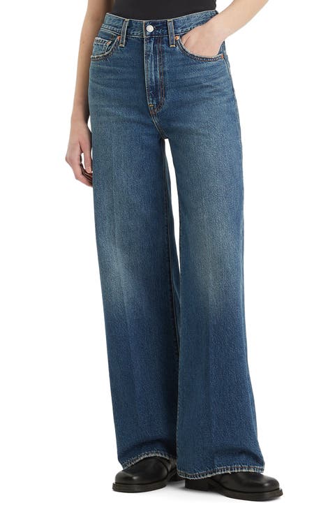 Ribcage High Waist Wide Leg Jeans (Polar Perimeter)
