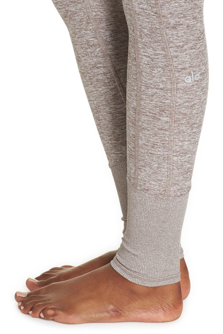 High Waist Lounge Leggings, Alternate, color, GRAVEL HEATHER