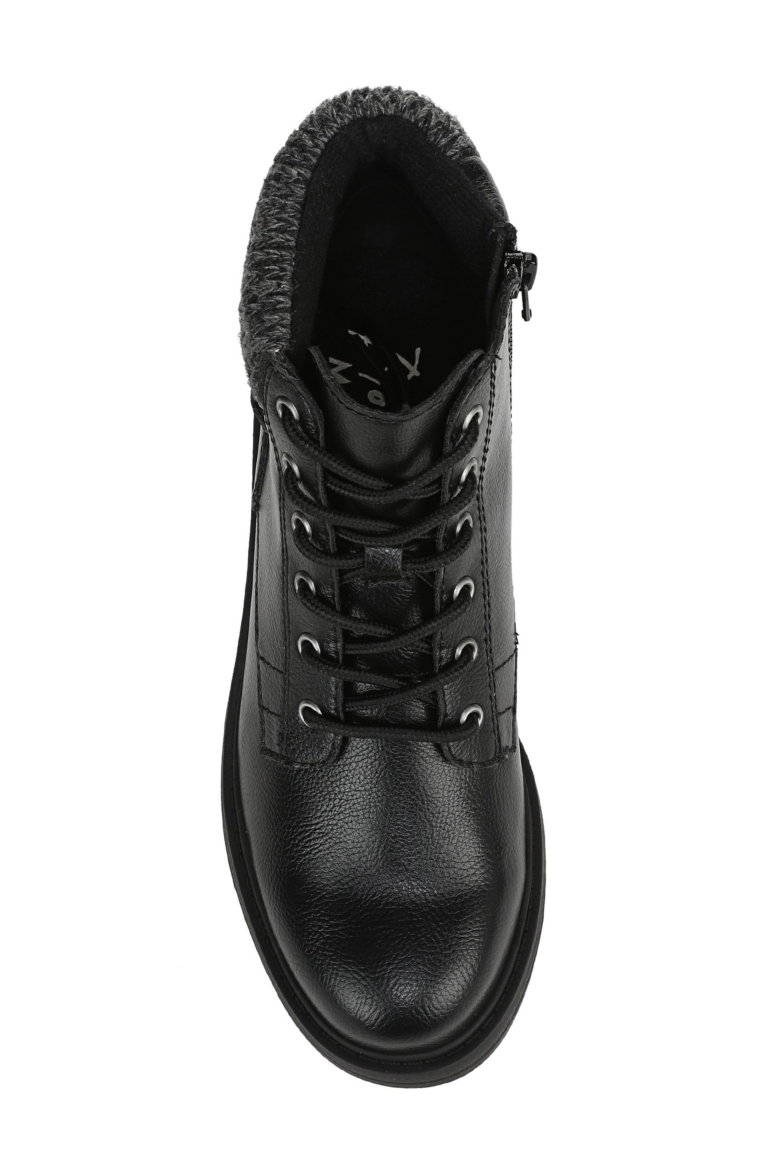 Blowfish Malibu Kinsley Boot, Alternate, color, Black Faux Leather