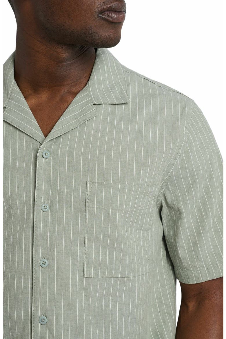 Stretch Yarn Dyed Vacation Shirt, Alternate, color, SAGE