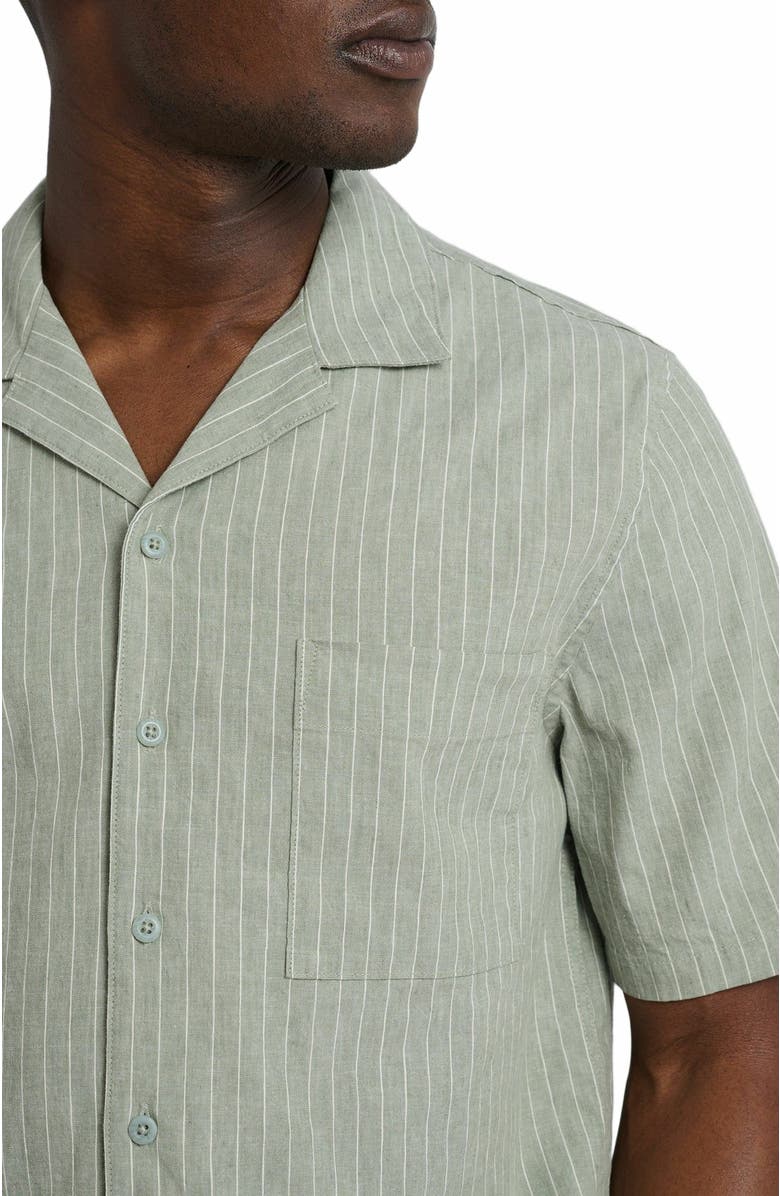 Onia Stretch Yarn Dyed Vacation Shirt, Alternate, color, 