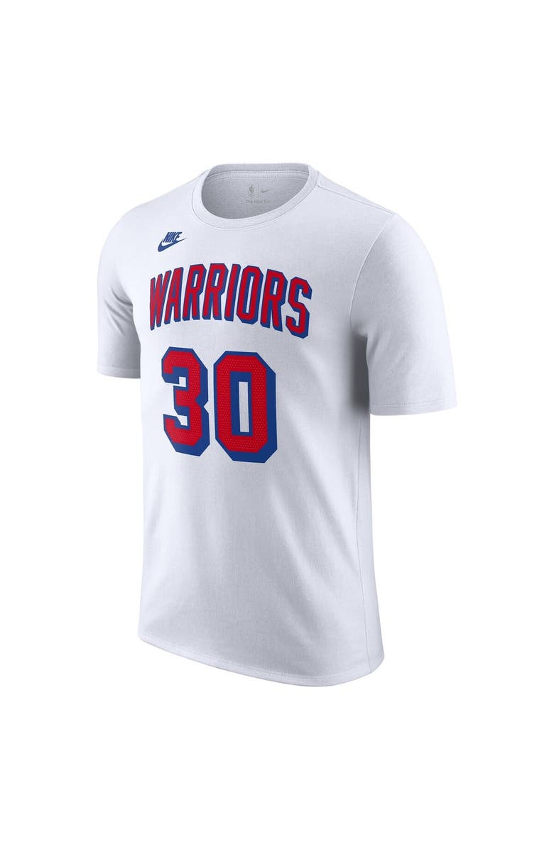 Nike Men's Nike Stephen Curry White Golden State Warriors Classic Edition Name & Number T-Shirt, Alternate, color, 