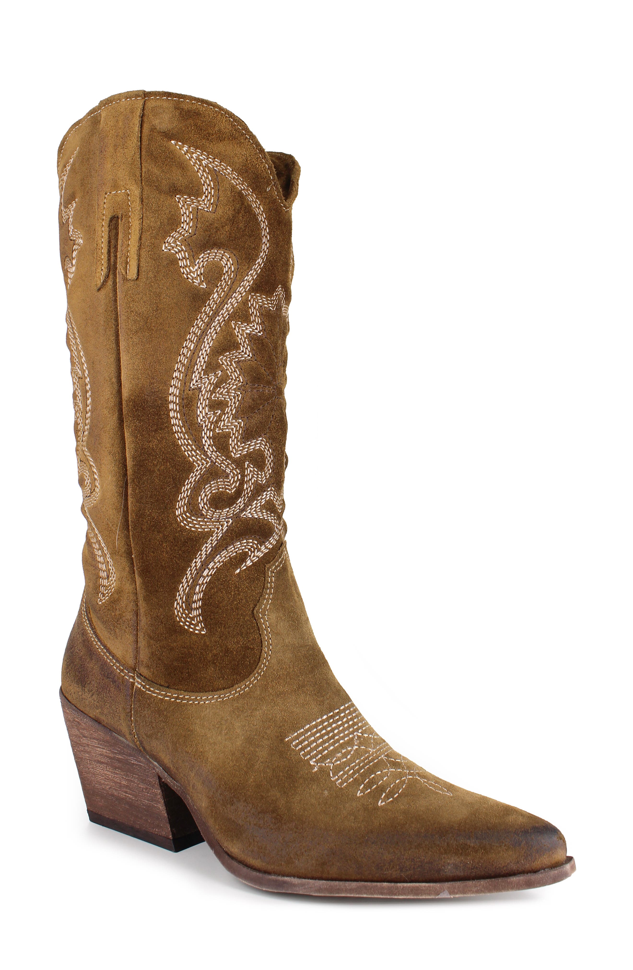 Rosary Western Boot, Main, color, LIGHT BROWN