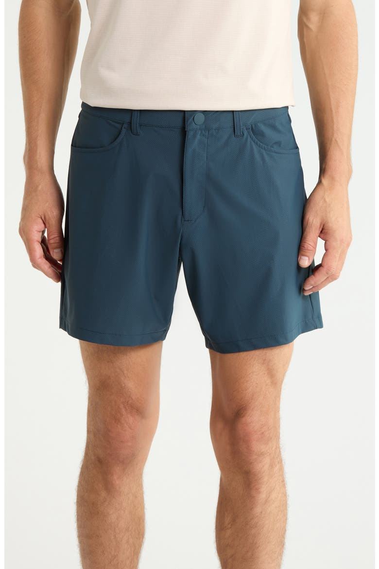 Momentum 7-Inch Golf Shorts, Main, color, DEEP SEA BLUE