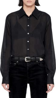 AllSaints Simone Point Collar Shirt