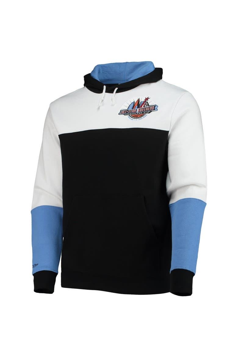 Men's Mitchell & Ness Black NBA Hardwood Classics 1997 All-Star Game Colorblock Fusion Pullover Hoodie, Alternate, color, Black