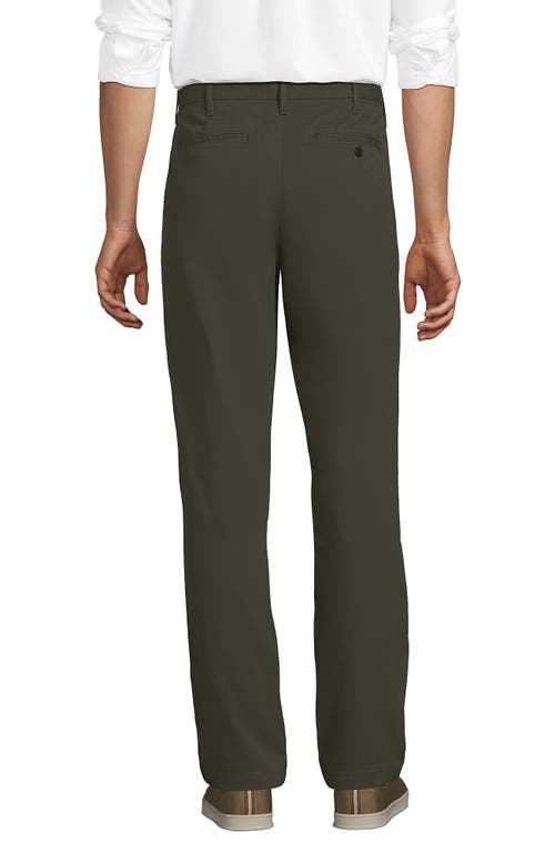 Lands' End Travel Kit Comfort Waist Classic Fit Chino Pant In Green