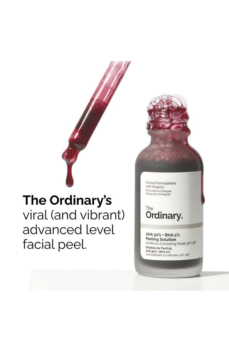 The Ordinary AHA 30% + BHA 2% High-Strength Peeling Solution for Brightening, Alternate, color, 