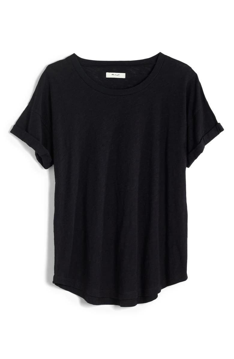 Madewell 'Whisper' Cotton Crewneck Tee, Alternate, color,