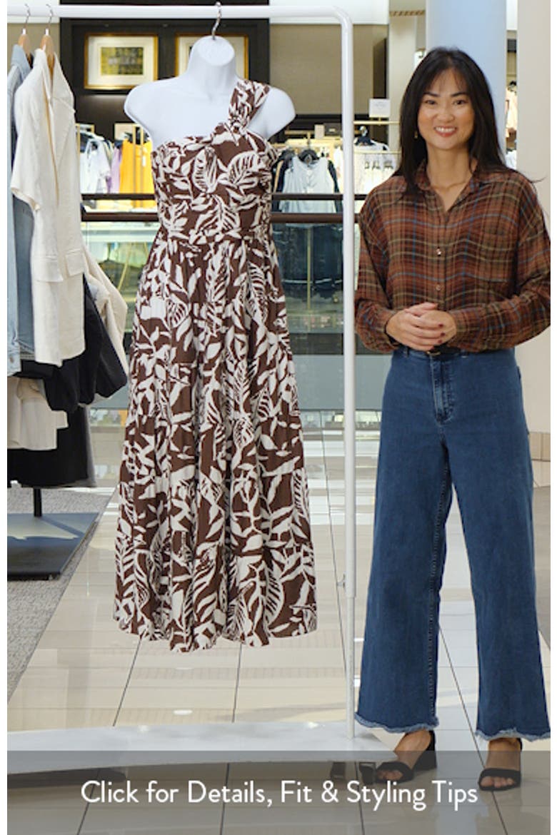 Twist One-Shoulder Maxi Dress video