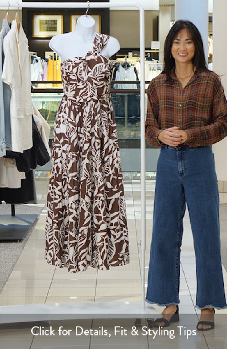 Twist One-Shoulder Maxi Dress, sales video thumbnail