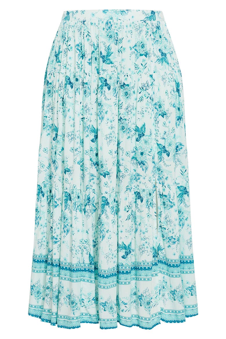 Pretty Thing A-Line Maxi Skirt, Alternate, color, SEAFOAM PRETTY THING
