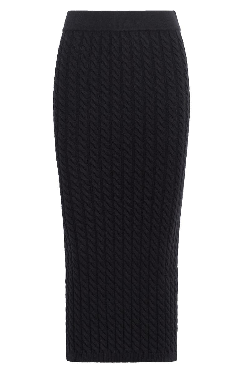 Favorite Daughter The Feel Good Knit Maxi Skirt, Alternate, color, Black