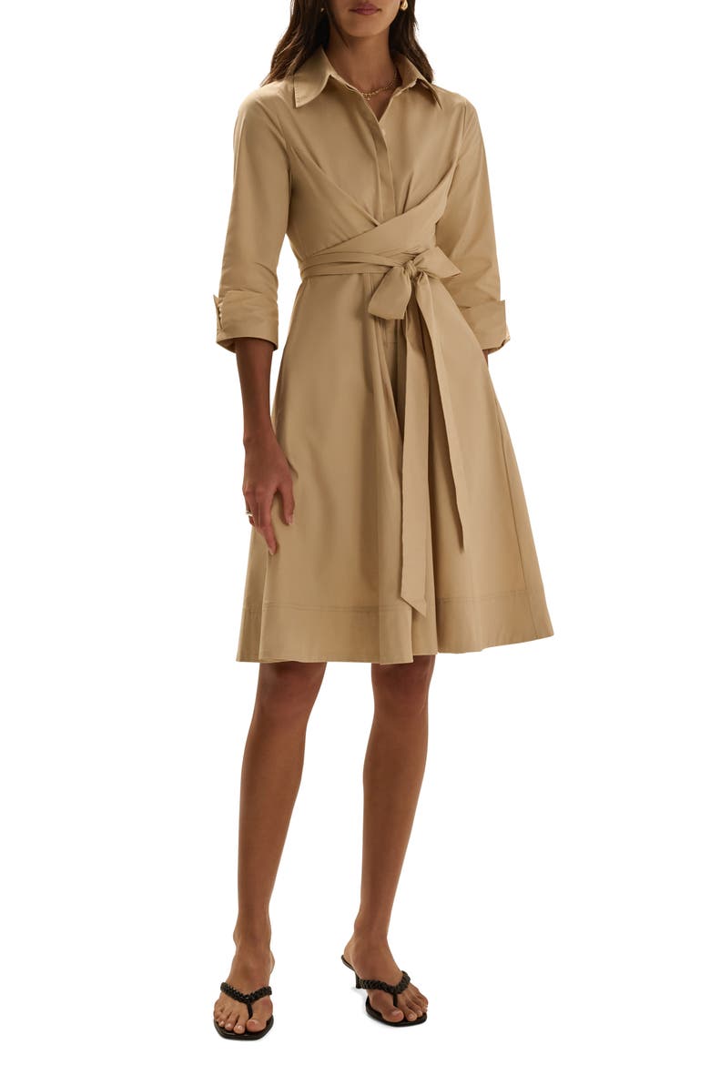 The Parker Shirtdress, Main, color, KHAKI