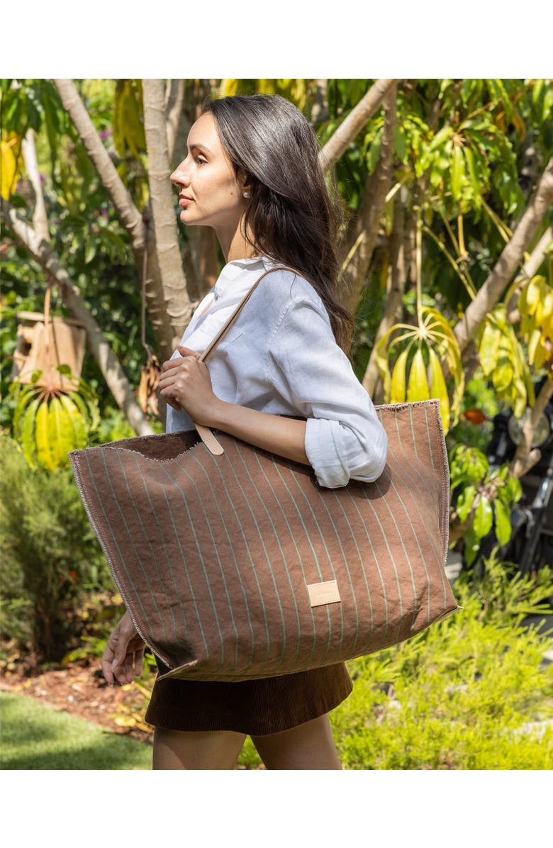 Graf Lantz Hana Canvas Boat Bag, Alternate, color, Sea Clay