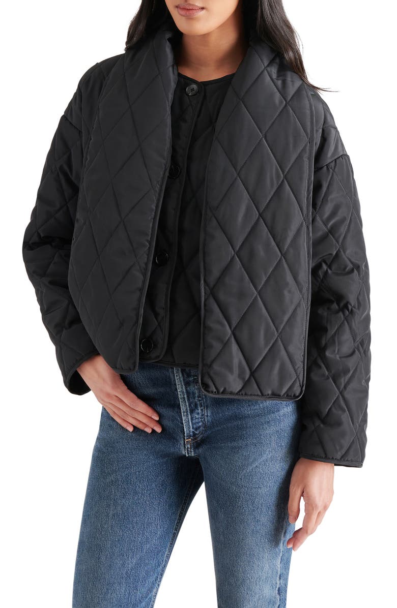 Steve Madden Diarine Quilted Jacket, Alternate, color, 