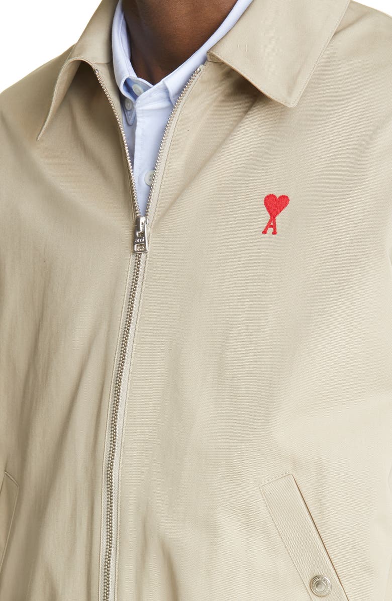 AMI Alexandre Mattiussi Ami de Coeur Cotton Jacket, Alternate, color,