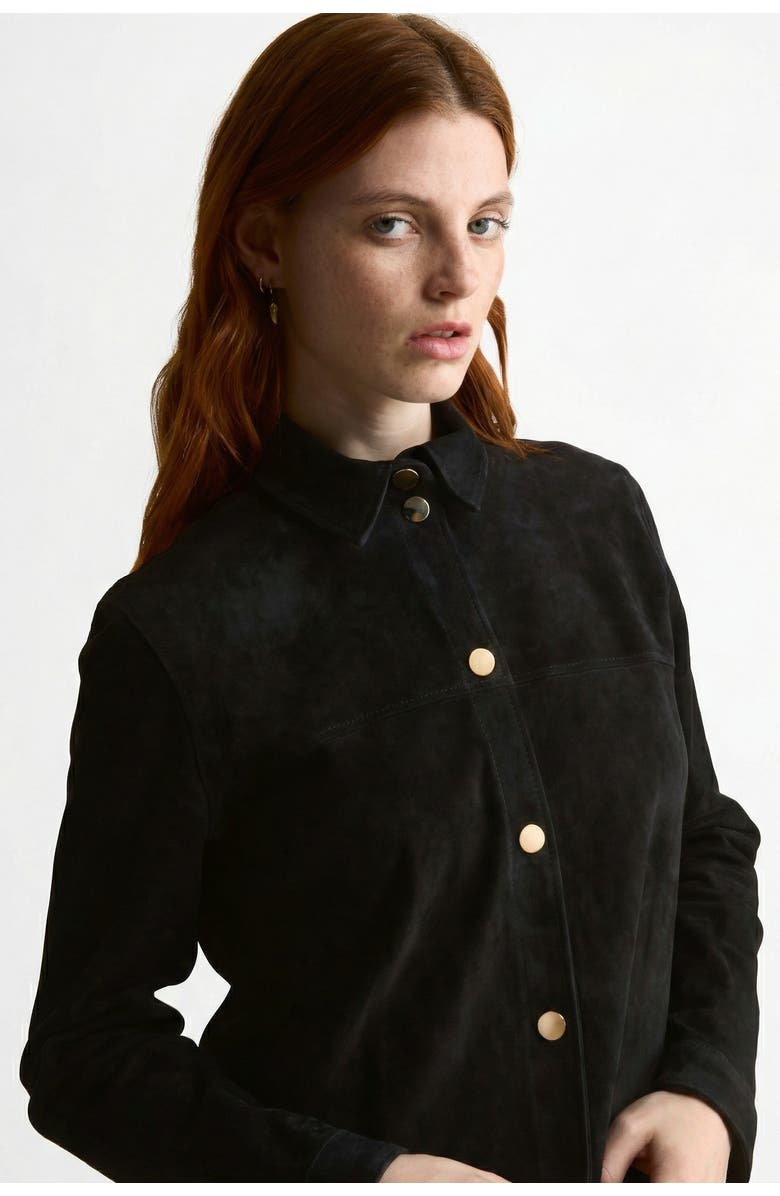 FURNIQ UK Sabine Suede Shirt, Main, color, 