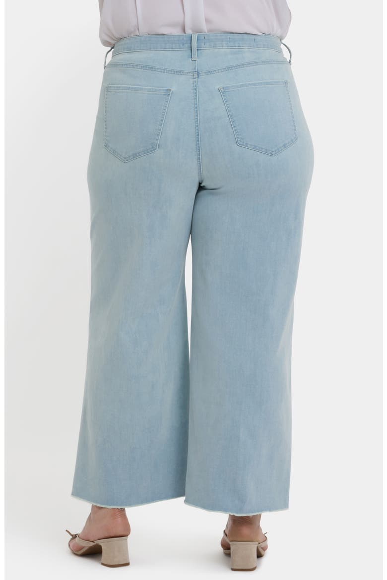 Brodi Cool Embrace® Frayed High Waist Ankle Wide Leg Jeans, Alternate, color, CLEAR WATERS