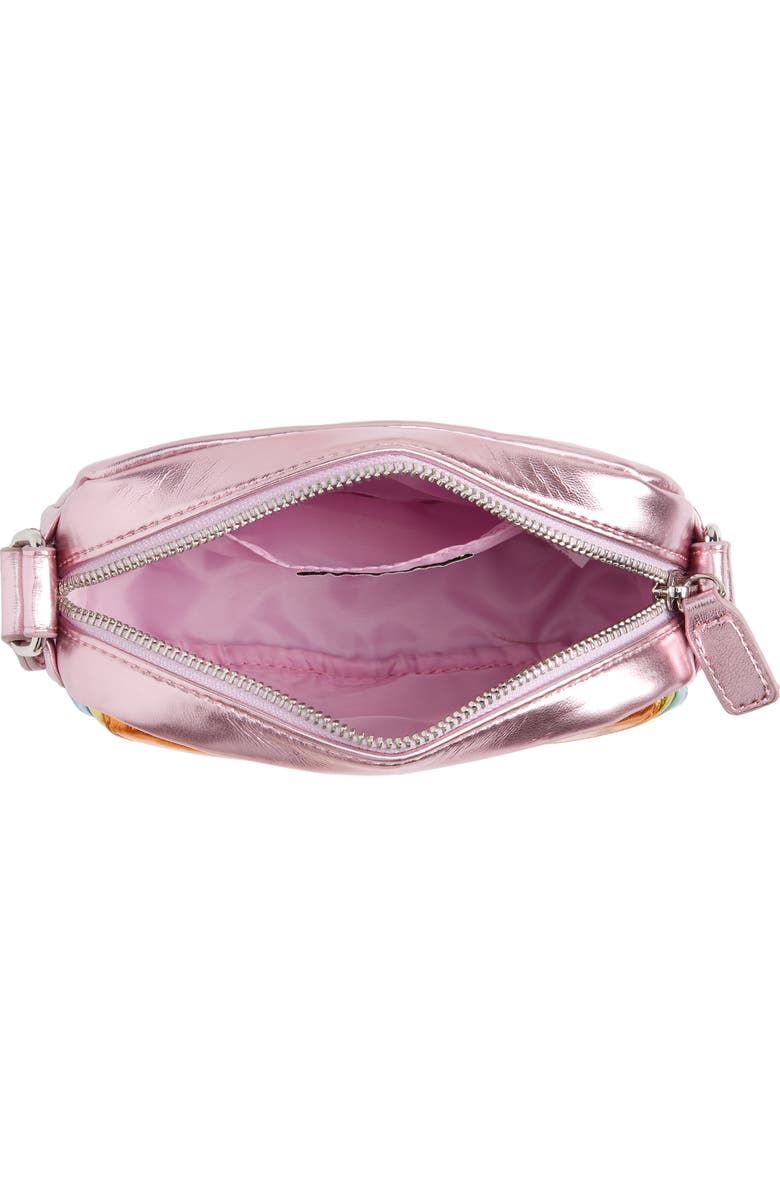 Stella McCartney Kids Quilted Star Faux Leather Shoulder Bag, Alternate, color,