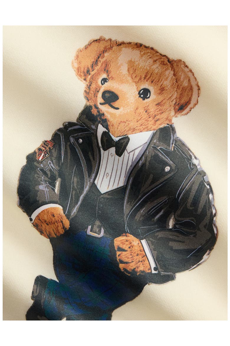 Kids' Polo Bear Graphic Sweatshirt, Alternate, color, CLUBHOUSE CREAM