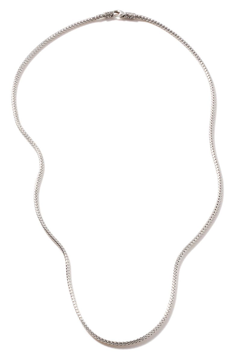 John Hardy Icon Necklace, Sterling Silver, 2.5mm, Main, color, 