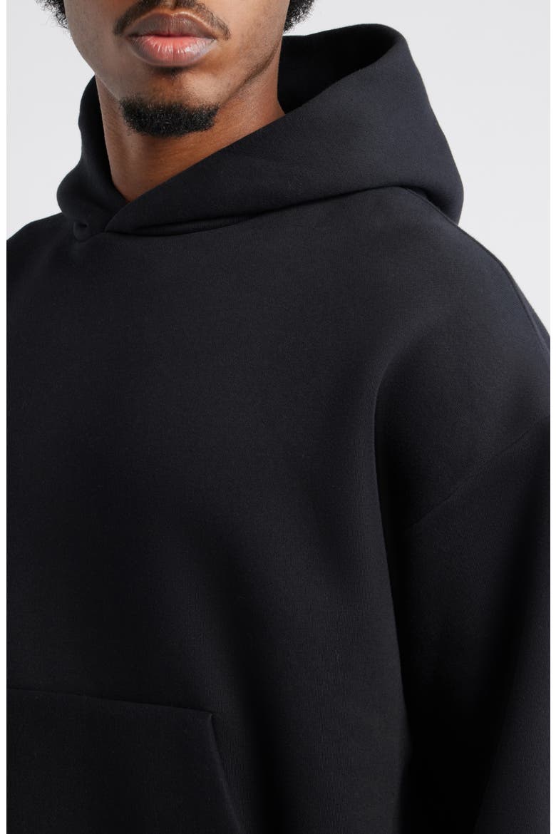 Crop Fit Classic Pullover Hoodie, Alternate, color, VINTAGE BLACK