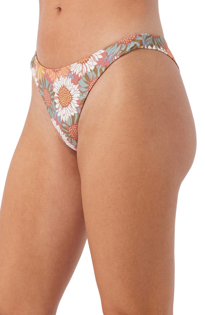 O'Neill Emma Sunflower Hermosa Bikini Bottoms, Alternate, color, 