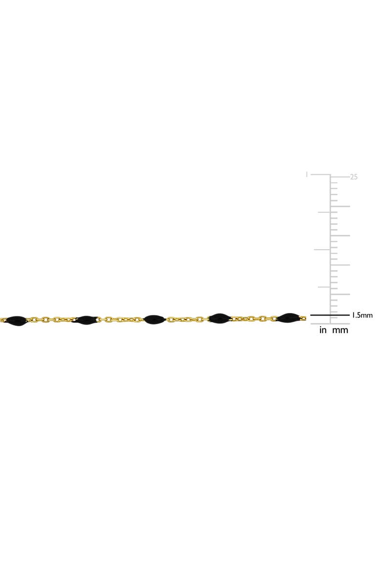 Julianna B. Enamel Station Necklace 14K Gold, Alternate, color,