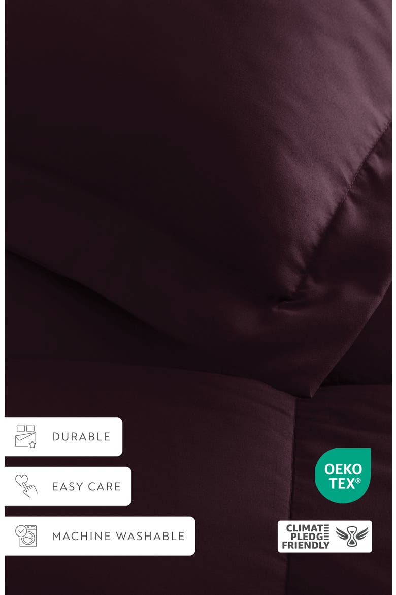 Premium Comforter & Sheet Bed In A Bag Set, Alternate, color, PURPLE