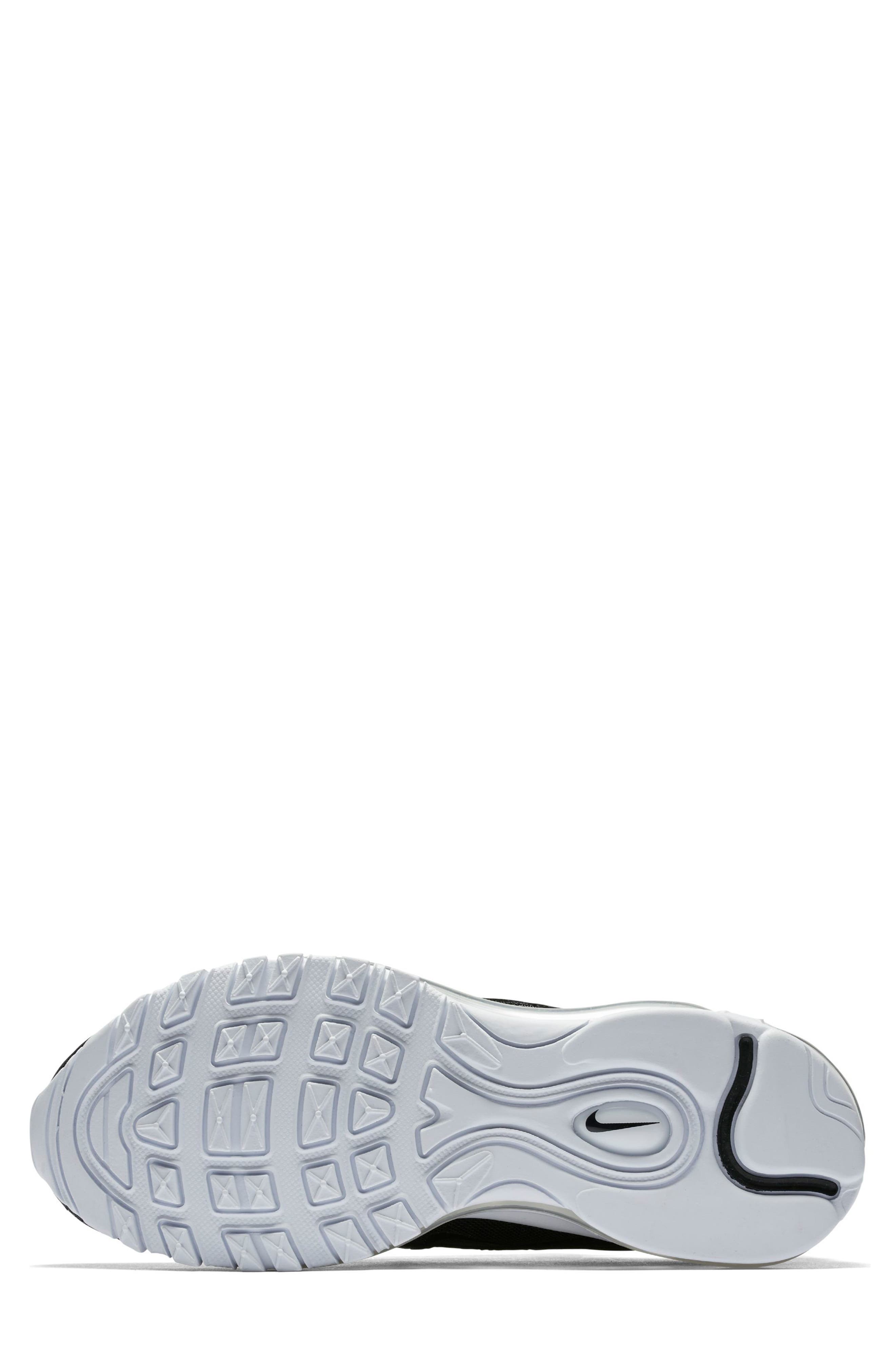 Air Max 97 Premium Sneaker, Alternate, color, BLACK/ BLACK/ WHITE