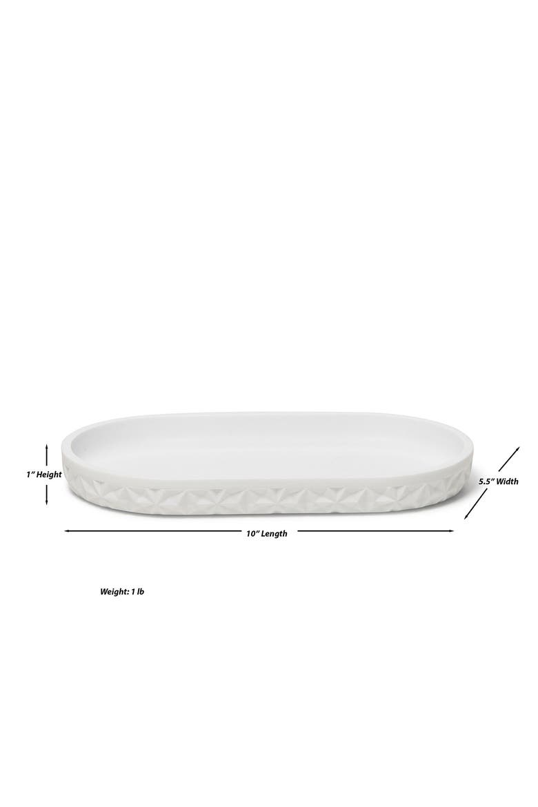 Quilted Amenity Tray, Alternate, color, WHITE