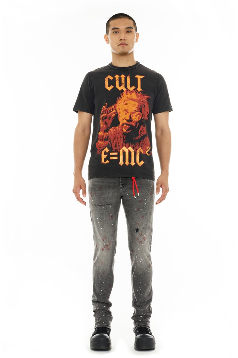 Rocker Slim Fit Jeans, Alternate, color, MOON