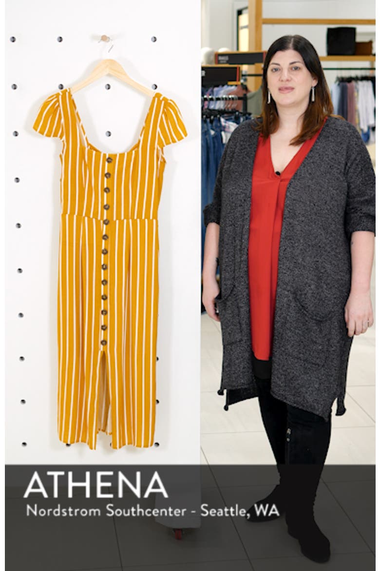 Button Front Midi Dress video