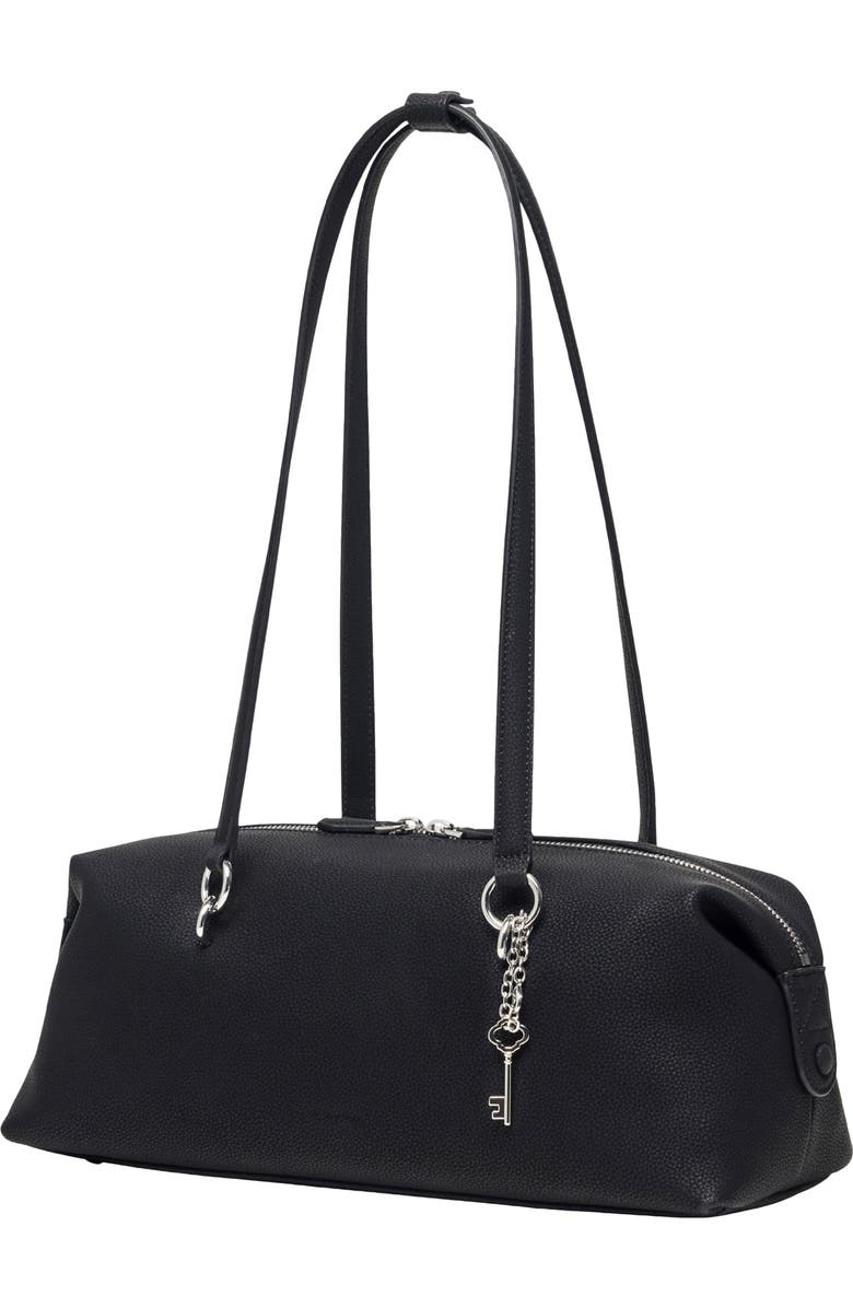 Oryany Martin Leather Shoulder Bag, Alternate, color, Black