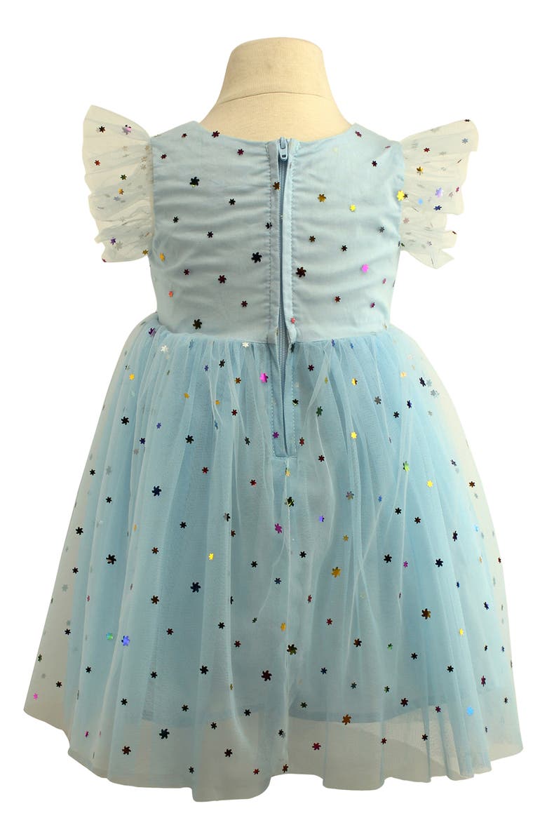 Popatu Kids' Foil Star Tulle Party Dress, Alternate, color,