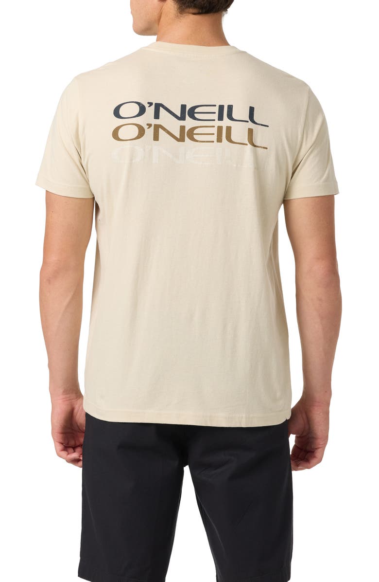 O'Neill Triple Stack Graphic T-Shirt, Alternate, color, Light Khaki